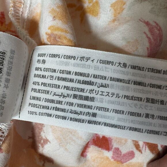 Abercrombie Fitch Emerson Poplin Puff Sleeve Mini Dress Size L Cottage Feminine - Picture 10 of 12